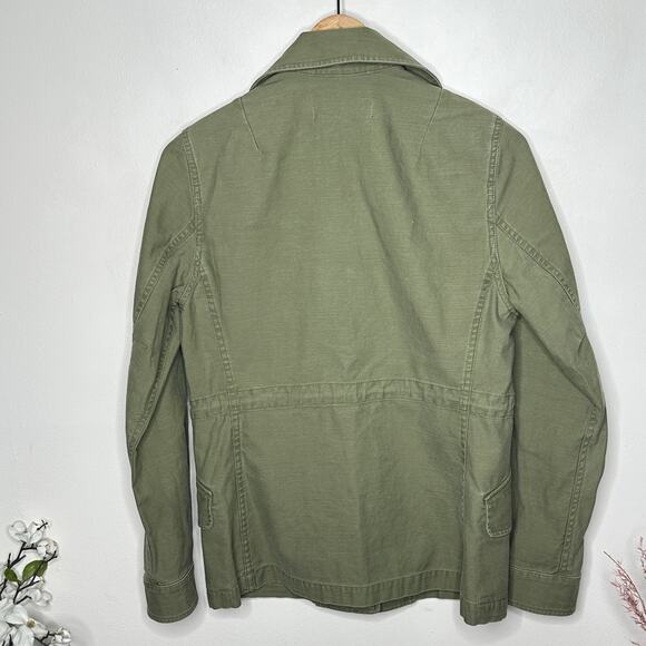 RAG & BONE Daniella Washed Utility Military Jacket Olive Green Sz XS {3Q9} - Picture 3 of 5